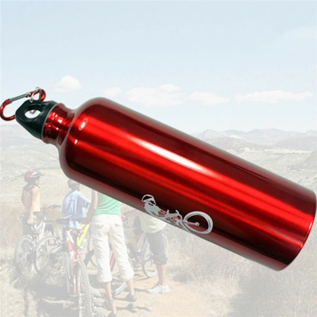 Kerékpározás Kemping Kerékpár Kültéri sportok Alumíniumötvözet Vizes palack Hordozható fém Sport 750ml palack Kép 2