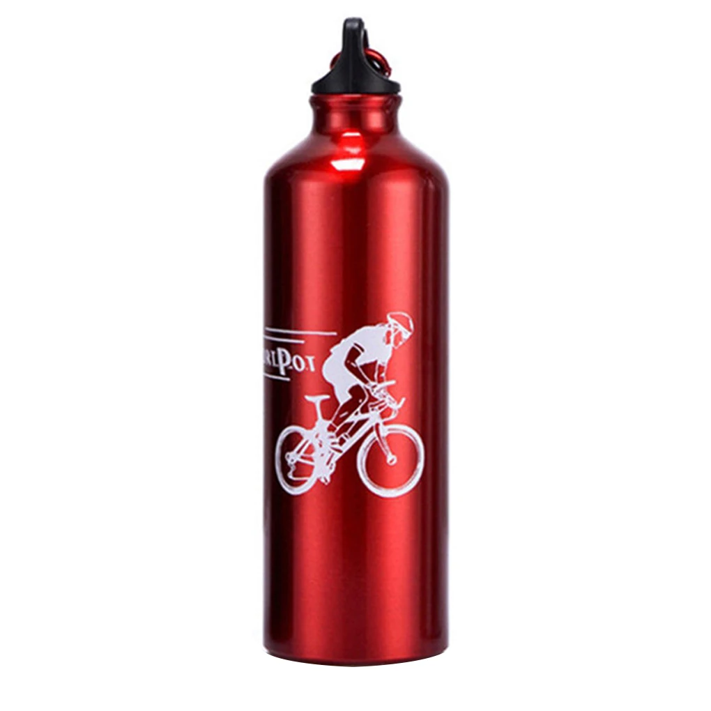 Kerékpározás Kemping Kerékpár Kültéri sportok Alumíniumötvözet Vizes palack Hordozható fém Sport 750ml palack Kép 3