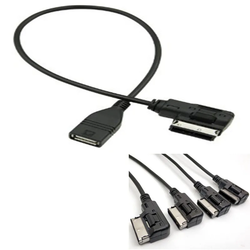 1 PC USB AUX adapter töltőkábelek Zene MDI MMI AMI USB anya interfész adatvezeték VW MK5-höz AUDI-hoz Kép 0