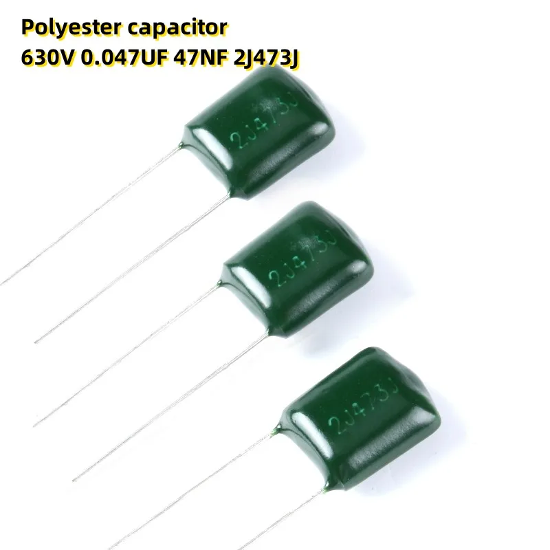 100PCS Poliészter kondenzátor 630V 0.047UF 47NF 2J473J Kép 0