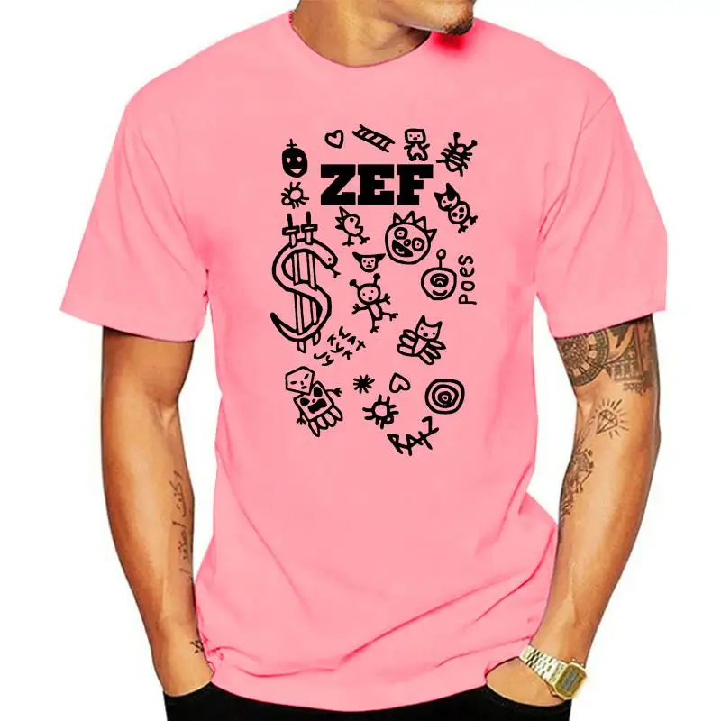 Férfi ingek egyedi tervezésű férfi Zef die Antwoord férfi pólók Kép 0
