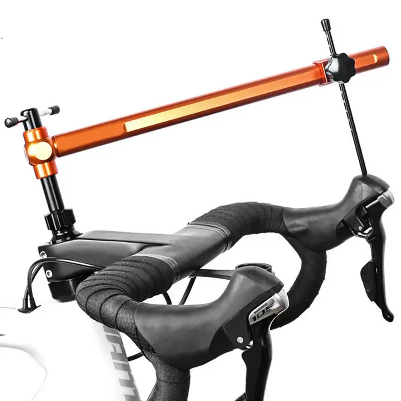  Országúti kerékpár kézi váltó beállító eszköz Fém magassági szög balra Jobb szimmetrikus beállító kerékpár Kormány szintező eszközök Kép 0