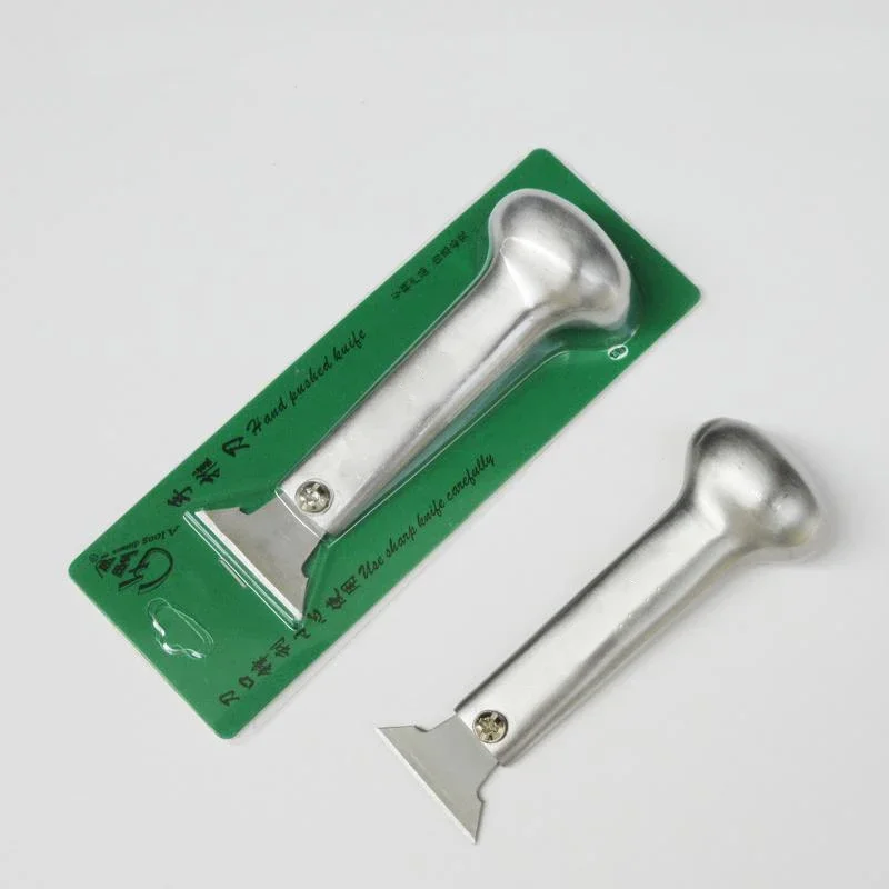 1 db rozsdamentes acél kézi bőrcipő Push kés vágás kézzel varrott művészeti faragás DIY kiegészítők Eszközök Kép 1