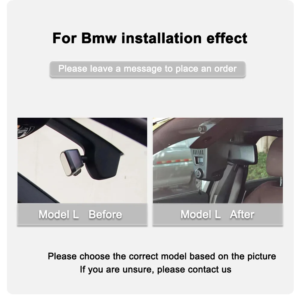 BMW X4 XDrive 2019 első és hátsó 4K műszerfalkamera autós kamera felvevőhöz Dashcam WIFI autós DVR felvevő eszközök tartozékai Kép 1