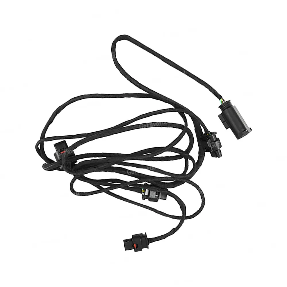 Első parkolássegítő érzékelő kábelezés kábelköteg PDC kábel Fekete 61129236520 61 12 9 236 520 61-12-9-236-520 BMW X1 E84 esetén Kép 1