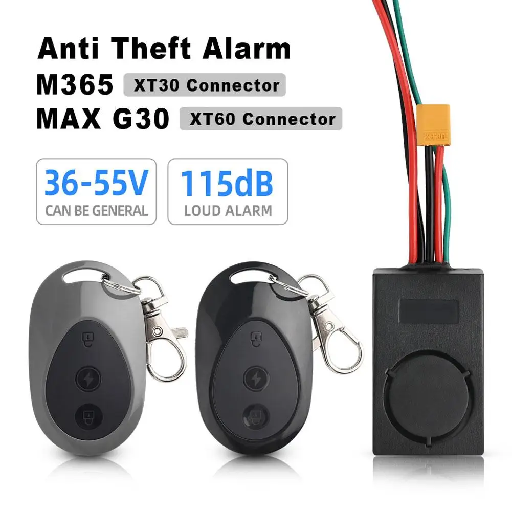 Új elektromos robogó lopásgátló biztonsági riasztás Xiaomi M365 számára a MAX-G30 elektromos robogó eszköz pótalkatrészeihez X4S4 Kép 1