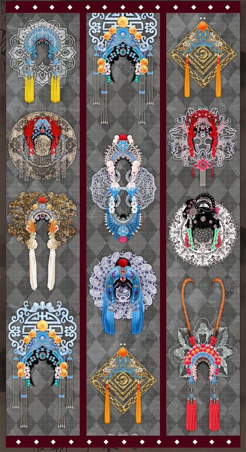 Ősi kínai császári korona fényes héj PET szalagok Kézműves kellékek DIY scrapbooking kártya készítés dekoratív terv matrica Kép 1