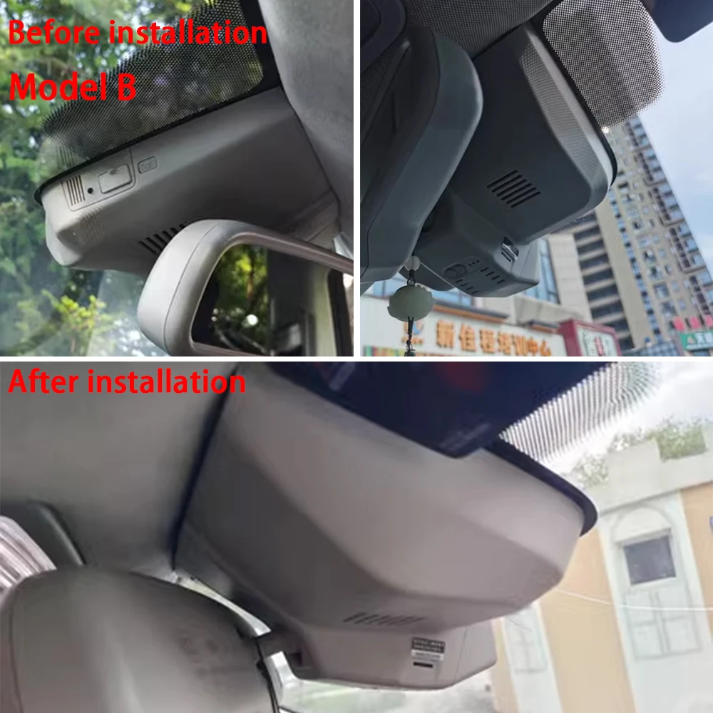 AutoBora autós videó felvevő éjjellátó UHD 4K 2160P DVR műszerfalkamera Hongqi HS3 E-HS3 2018 2019 2020 2021 2022 2023 Kép 2