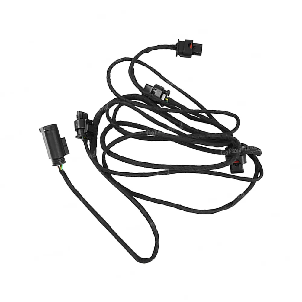 Első parkolássegítő érzékelő kábelezés kábelköteg PDC kábel Fekete 61129236520 61 12 9 236 520 61-12-9-236-520 BMW X1 E84 esetén Kép 2