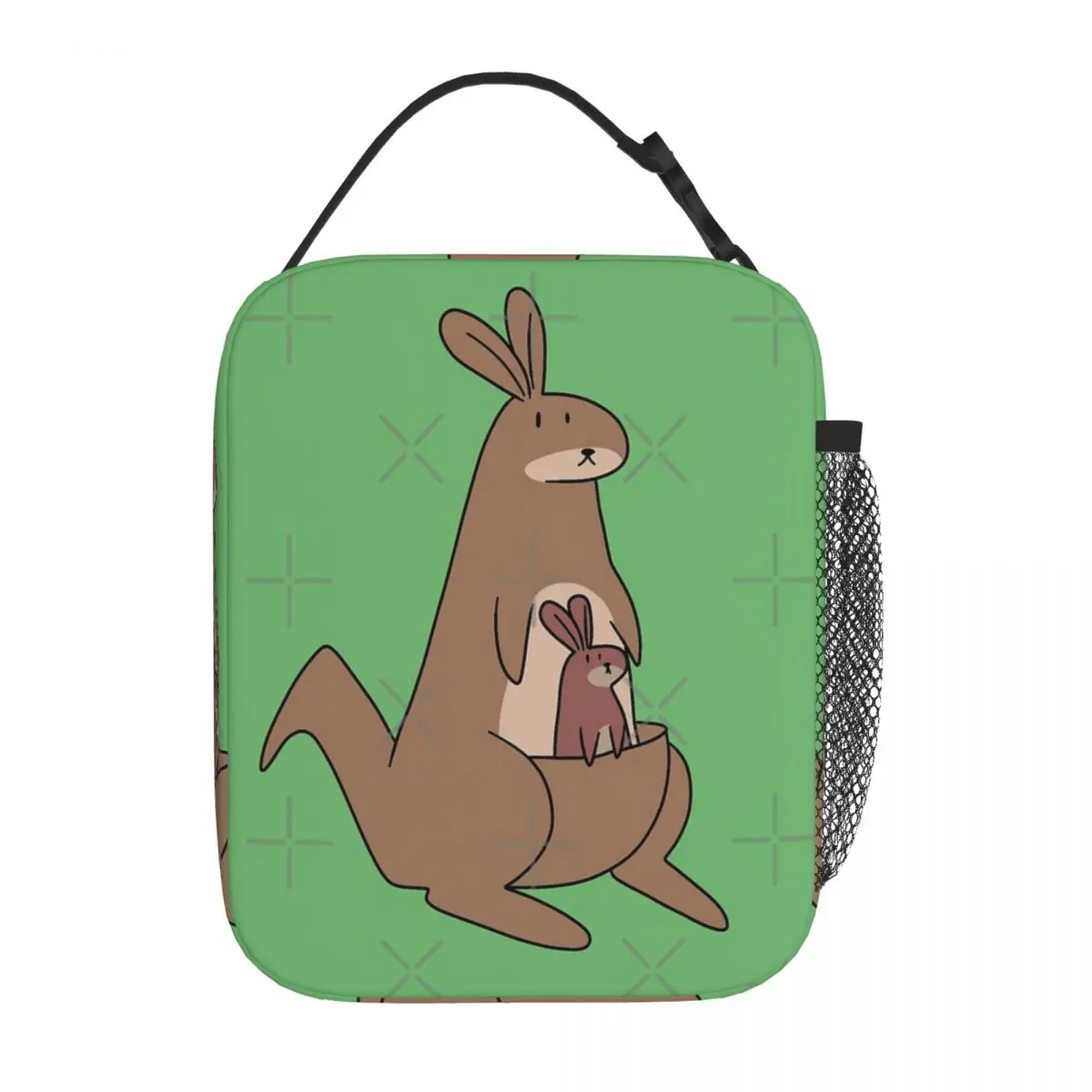 Mama és baba kenguru ebédtáskás pikniktáska Termikus táskák Iskolai uzsonnás táska Kép 2