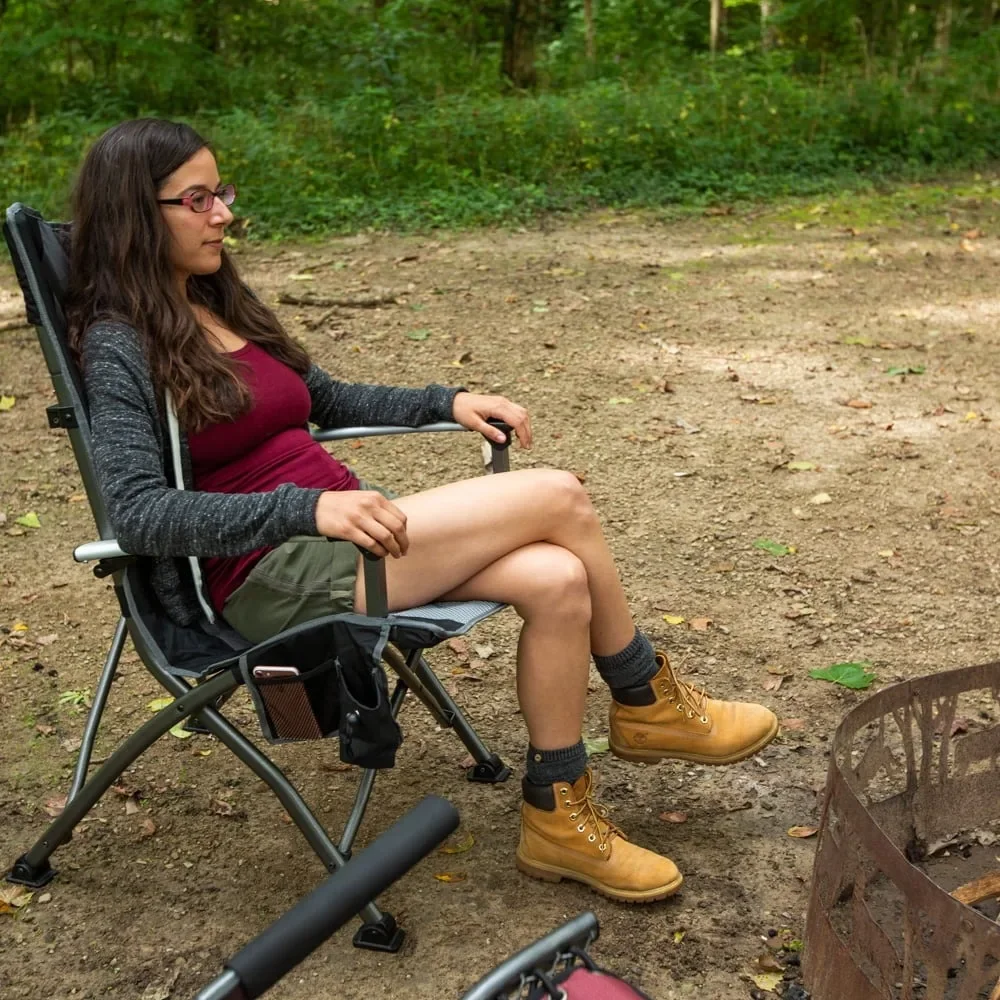 Ozark Trail High Back Camping Chair, fekete Kép 2