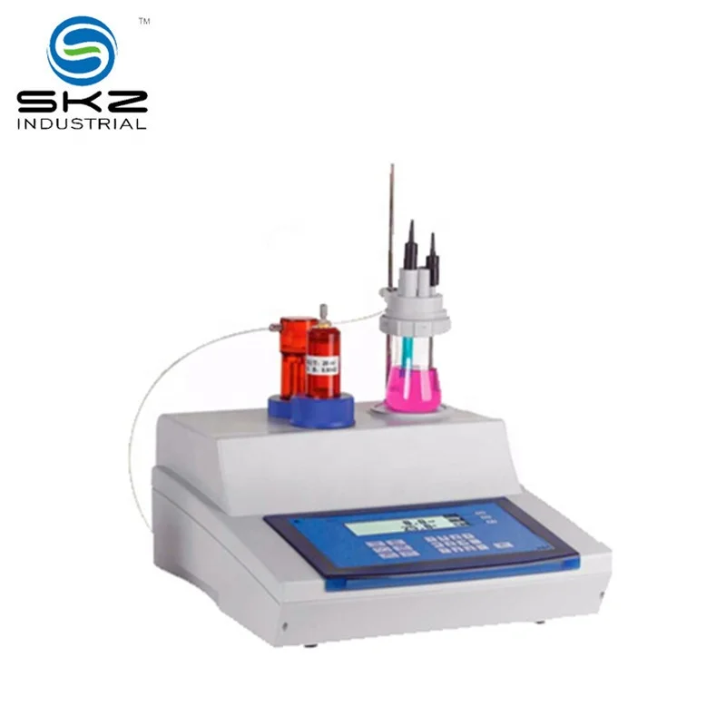 SKZ1043 pH-érték mV(ORP) Hőmérséklet Autopotenciometriás titrálási készlet Rendszer Automatikus potenciáltitrátor Kép 2