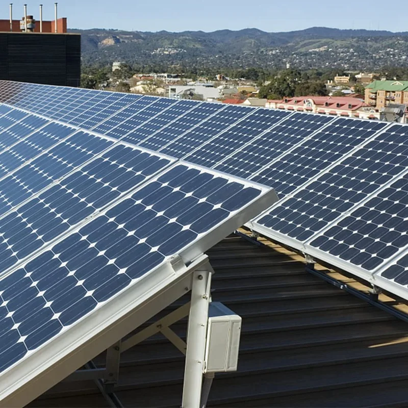 4Beállítja a napelem konzolokat 15-30 ° -ban állítható PV modul konzolok, napelemes tartók, lapos tető, szerelési napelem modul Kép 3