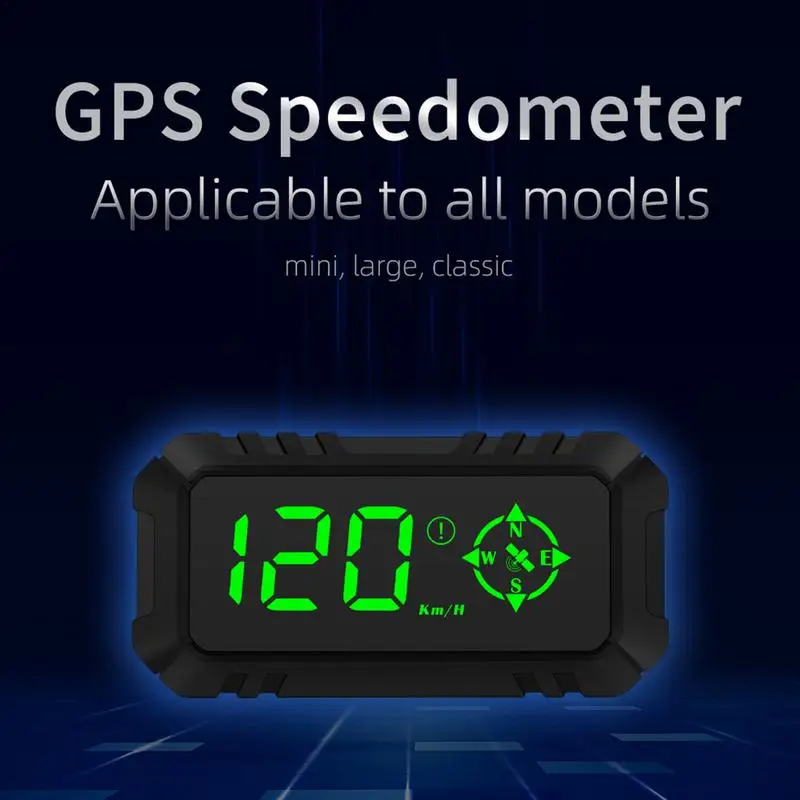 Autó HUD sebességmérő Digitális sebességmérő autóhoz Univerzális GPS HUD digitális sebességmérő Autó teherautó kilométer-számláló modulok Kép 4