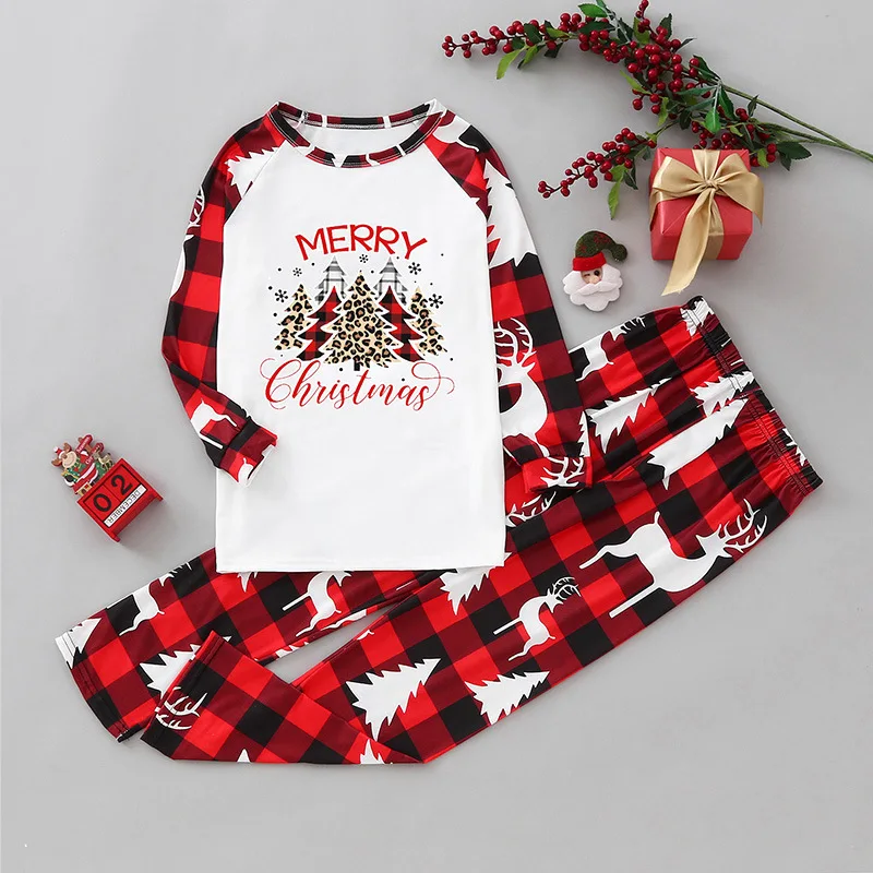 Kisgyerekek Kerst Matching Családi karácsonyi pizsama Pjs Családi szett ruhák Onesie De Navidad Familiares Ropa Noel Famille gyerekeknek Kép 4