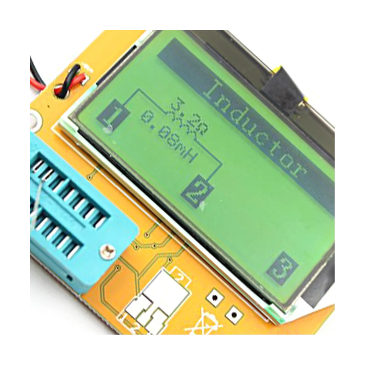 328 Grafikus tranzisztor teszter, NPN PNP dióda trióda kondenzátor ESR MOSFET ellenállásérzékelő LCD kijelző ellenőrző Kép 5